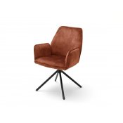 Jídelní židle OTTAWA s područkami hnědá