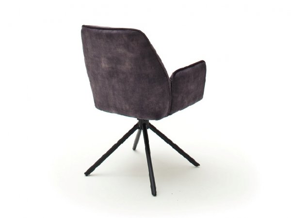 Jídelní otočná židle OTTAWA 2 s područkami antracit