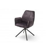 Jídelní otočná židle OTTAWA 2 s područkami antracit