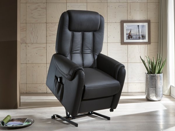 Kožené polohovací křeslo OTHELLO PLUS