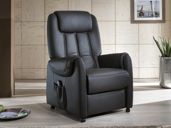 Kožené polohovací křeslo OTHELLO PLUS