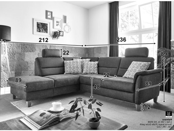 Rohová sedací souprava PALMERA 2