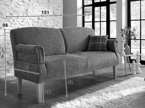 Pohovka ve venkovském stylu PAISLEY