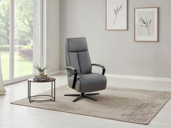 PALLADIO LAZYLINE relaxační kožené polohovací křeslo, varianta 9
