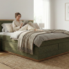 Postel boxspring s úložným prostorem PALMA III dub masiv