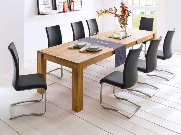 Jídelní židle z pravé kůže ARCO 2 barva bílá