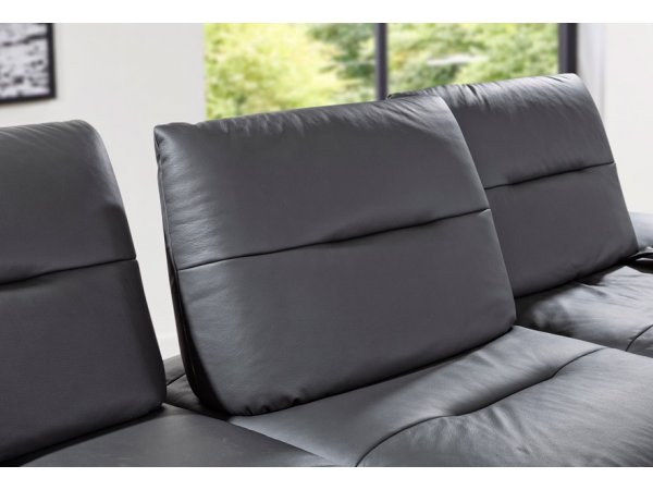 Kožená rohová sedací souprava PASADENA