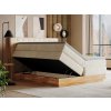 Postel boxspring s úložným prostorem PALMA II-dub masiv