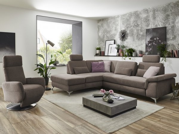 Rohová rozkládací sedací souprava PADUA