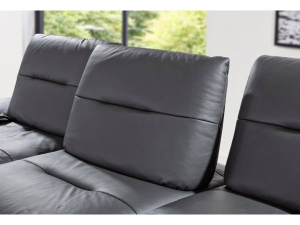 Kožená rohová sedací souprava PASADENA