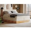 Postel boxspring s úložným prostorem PALMA II-dub masiv