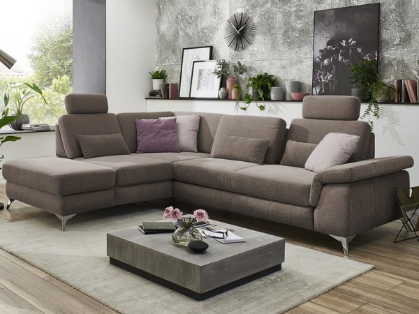 Rohová rozkládací sedací souprava PADUA