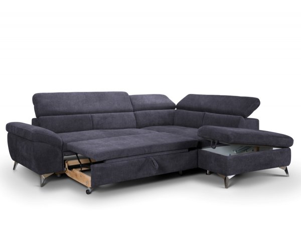 Rohová rozkládací sedací souprava PEARCY