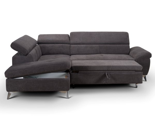 Rohová rozkládací sedací souprava PEARCY