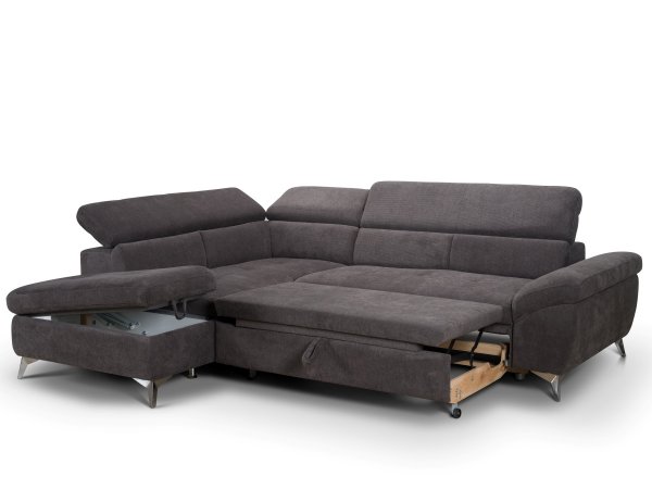 Rohová rozkládací sedací souprava PEARCY
