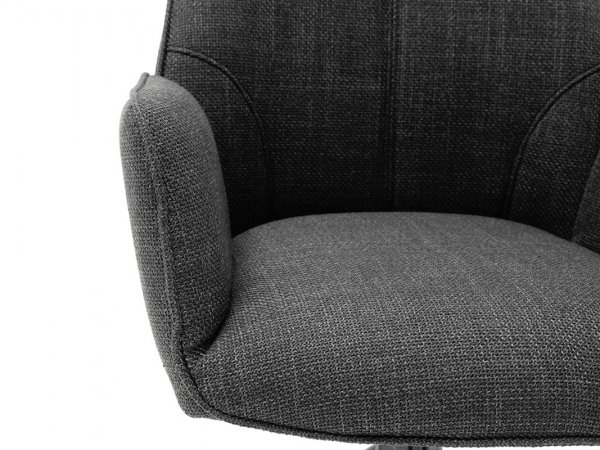 Jídelní otočná židle PEMBA s područkami olive