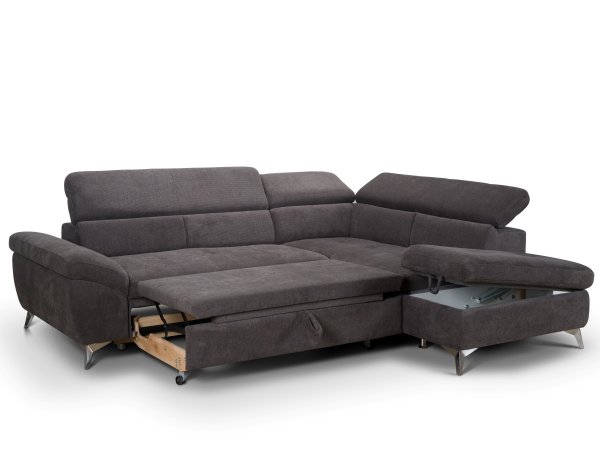 Rohová rozkládací sedací souprava PEARCY
