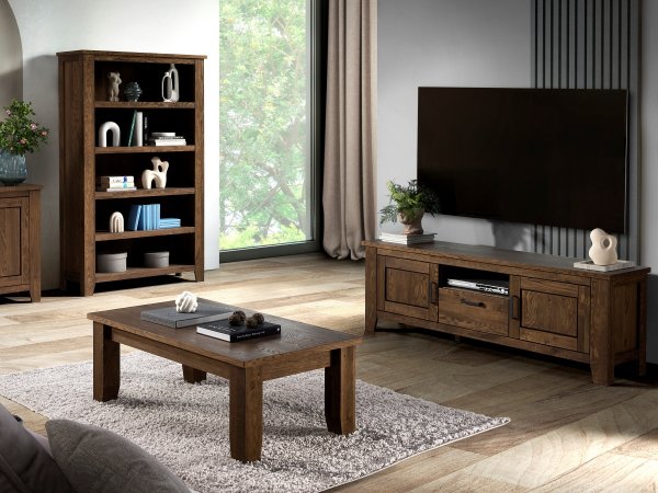 Konferenční stolek PINEROLO typ 65 dub zastaralý olejovaný