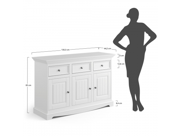 Obývací sestava LUNO 3 bílá/dub