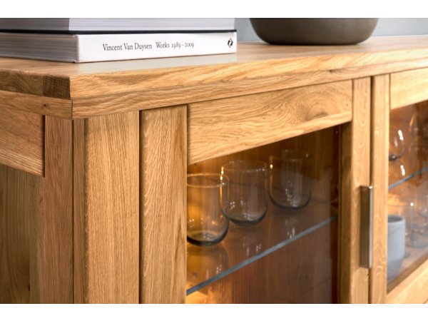 Dubová komoda s barem - PORTO typ 47