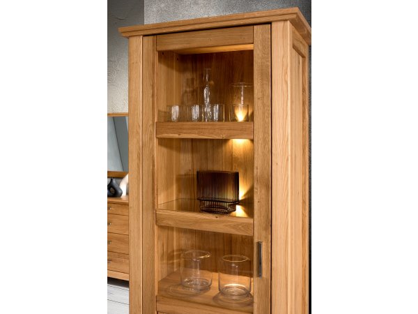 Dubová vitrína levá - PORTO typ 10