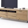 TV komoda 30 PORTLAND dub bělený sukatý