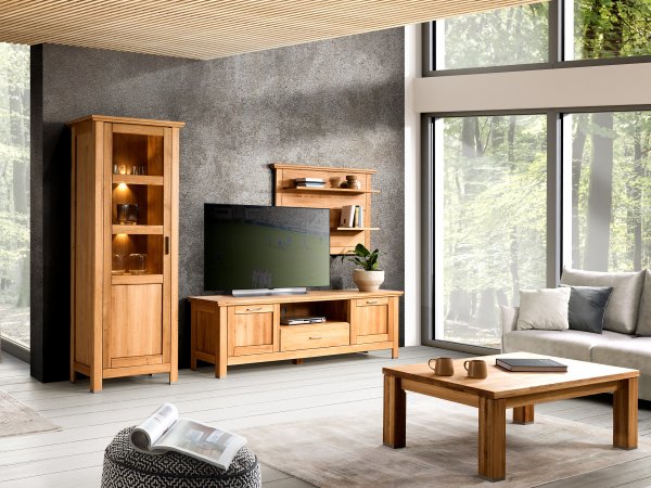 Dubová vitrína levá - PORTO typ 10