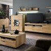 TV komoda 30 PORTLAND dub bělený sukatý