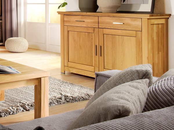 Dubový nábytek z masivu do obývacího pokoje a jídelny PORTO 2 dub olejovaný