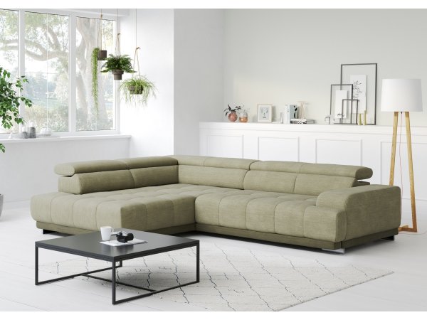 Rohová sedací souprava s výsuvným sedákem POLARIS