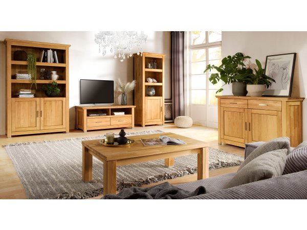Dubový nábytek z masivu do obývacího pokoje a jídelny PORTO 2 dub olejovaný