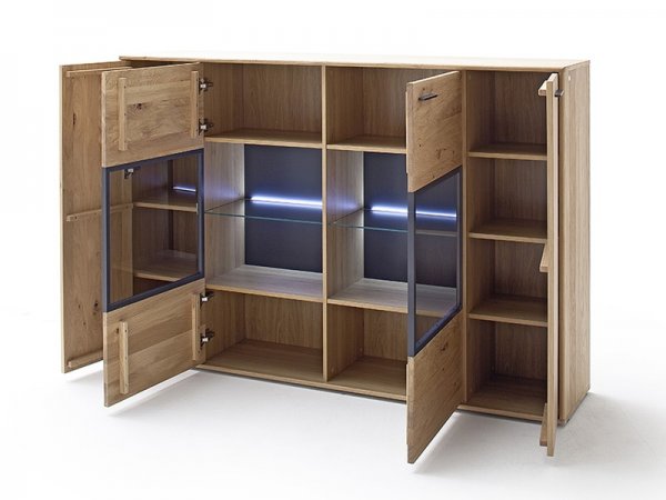 Nábytek do obývacího pokoje PORTLAND II dub sukatý bělený