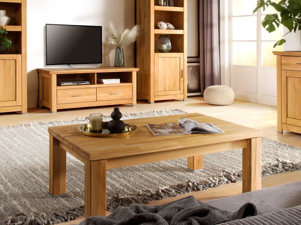 Dubový televizní stolek PORTO typ 21