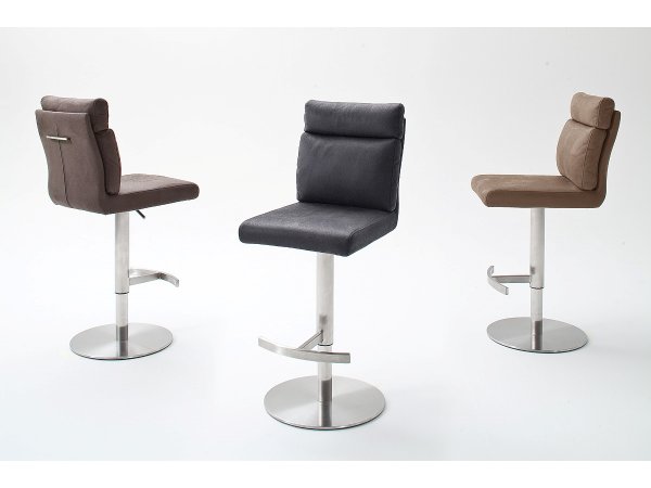 Barová otočná židle RABEA antik šedá