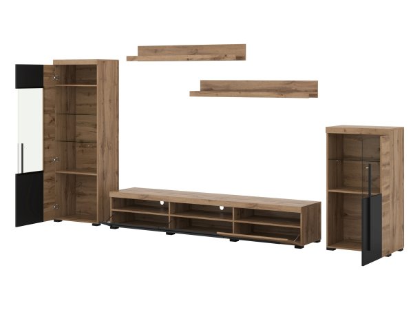 Obývací sestava ROGER 2 ořech Satin/touchwood