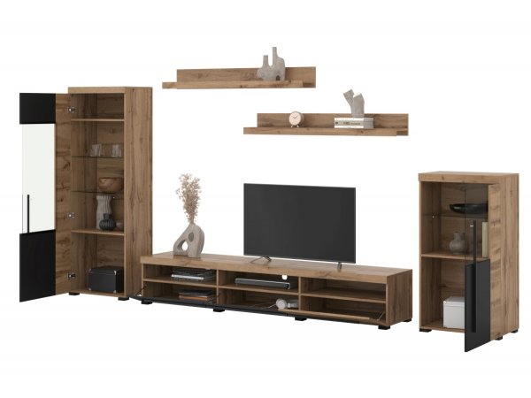 Obývací sestava ROGER 2 ořech Satin/touchwood