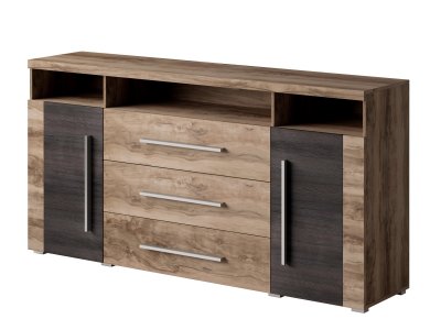 Komoda do obývacího pokoje (typ 25) ROGER ořech Satin/touchwood