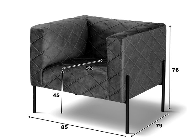 Designové křeslo BLOCK