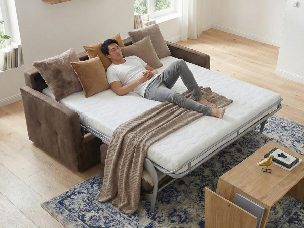 Rozkládací pohovka pro každodenní spaní SLIM