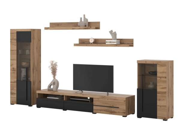 Obývací sestava ROGER 2 ořech Satin/touchwood