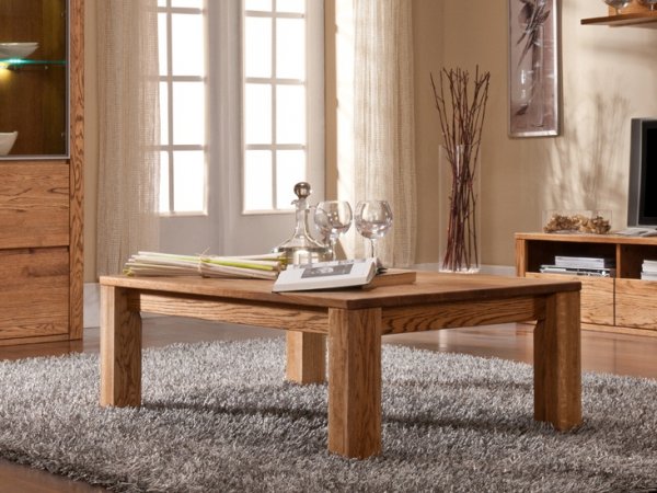 Dubový nábytek z masivu do obývacího pokoje a jídelny - ORLANDO/ROLANDO dub jantar