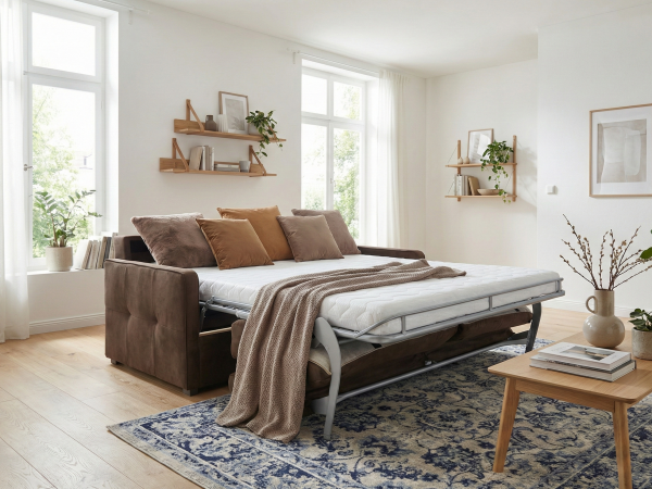 Rozkládací pohovka pro každodenní spaní SLIM