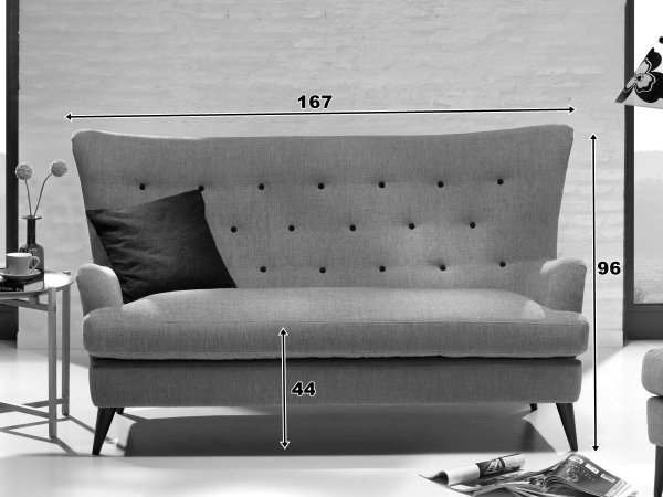 Pohovka ve skandinávském stylu ENJOY