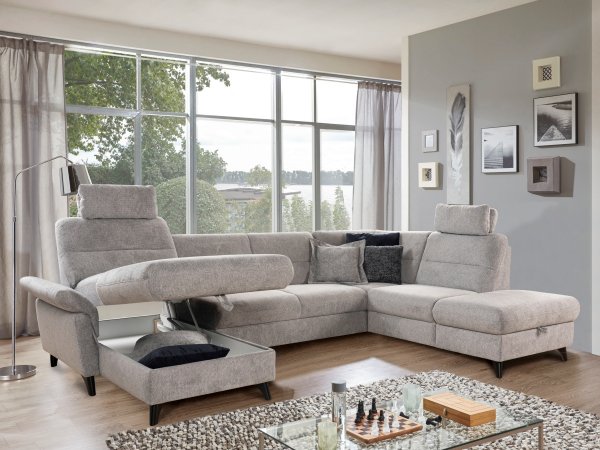 Rohová sedací souprava ve tvaru U ROMANA