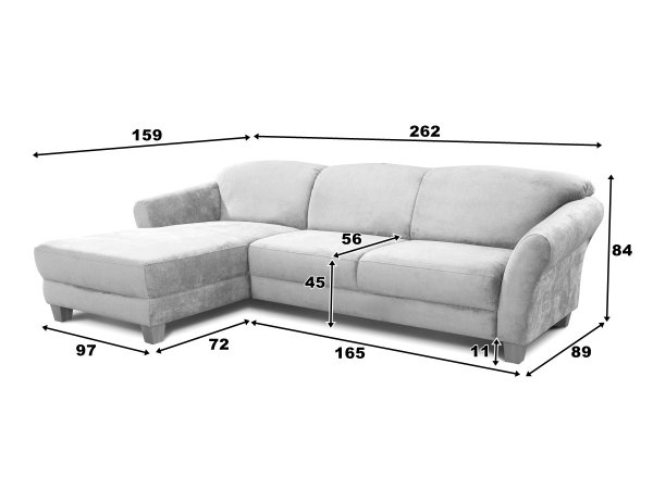 Rohová sedací souprava GOTLAND 2