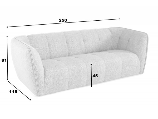 Moderní pohovka 3-sed MANILA