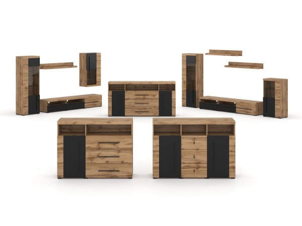 Obývací sestava ROGER 2 ořech Satin/touchwood