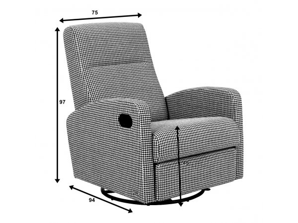 Křeslo otočné BORETTO