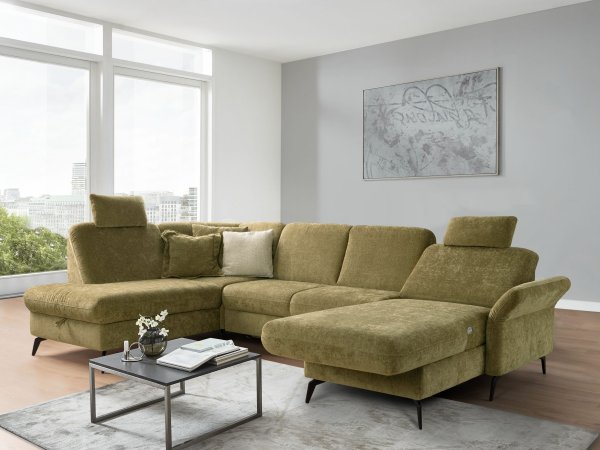 Rohová sedací souprava ve tvaru U ROCHELLE