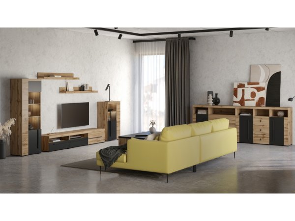 Obývací sestava ROGER 2 ořech Satin/touchwood